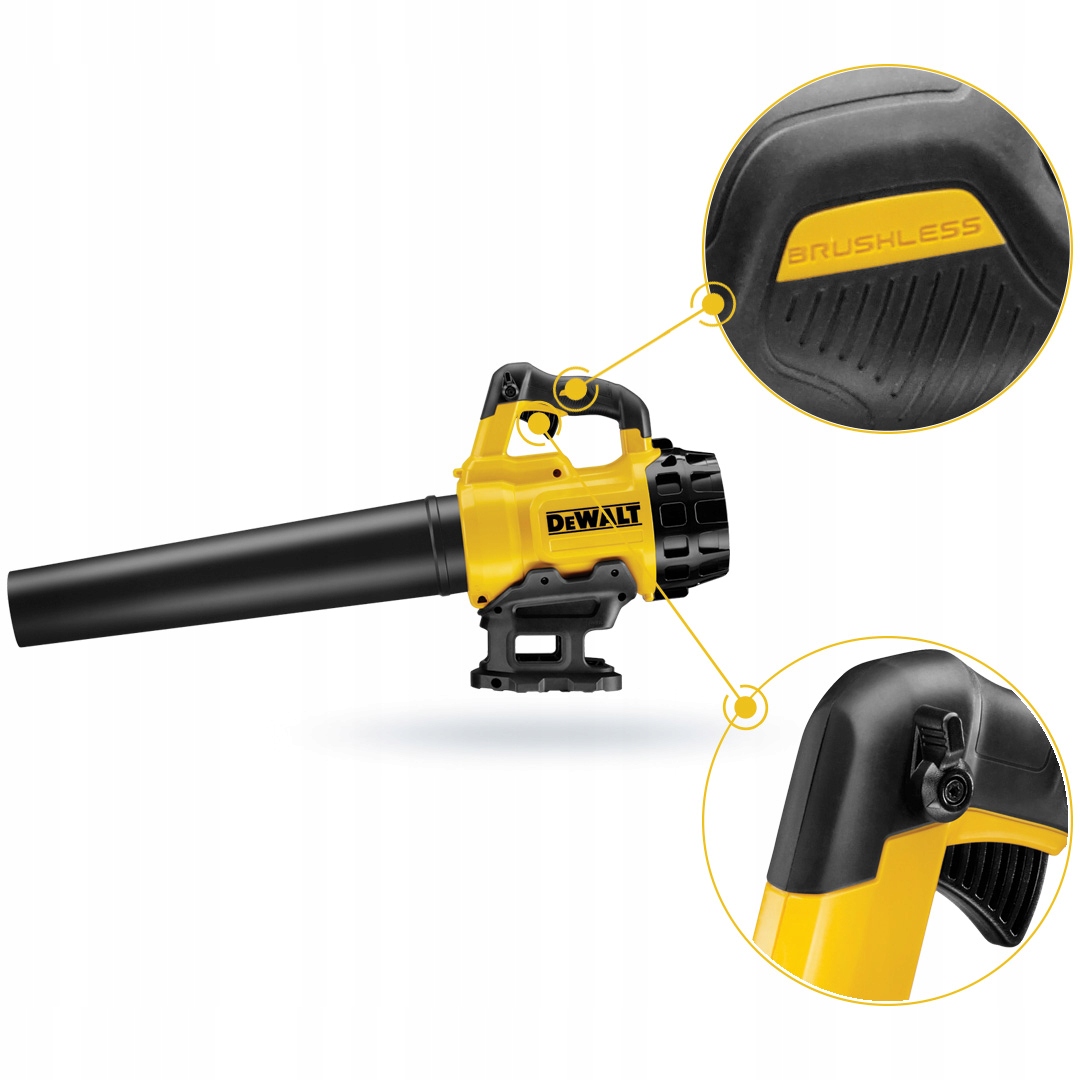 Dmuchawa do liści akumulatorowa 18V DCM562N DEWALT Długość narzędzia 100 cm
