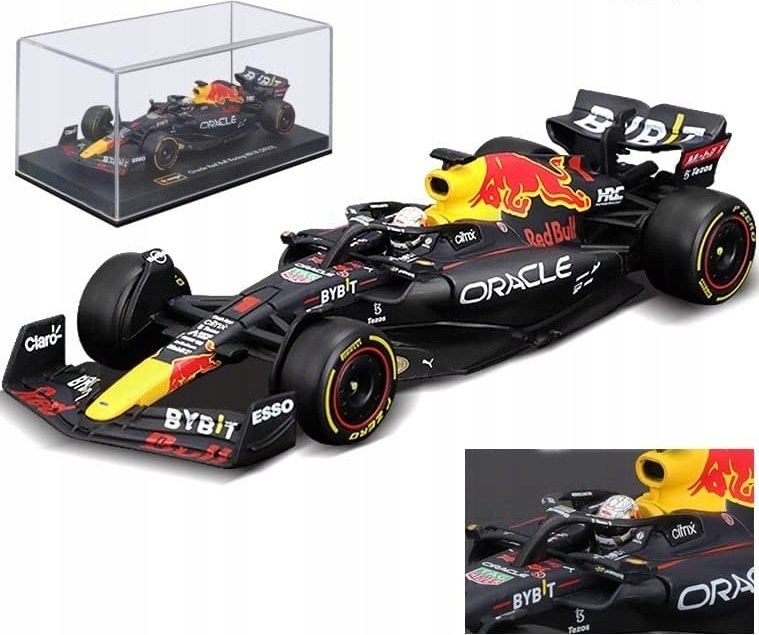 Přilba RB18 F1 RedBull 2022 Verstappen BBurago 1:43