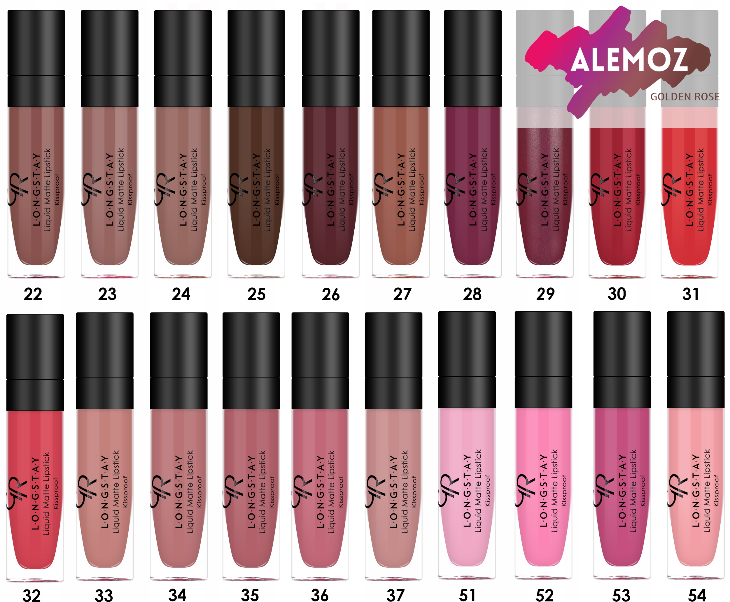 Golden Rose Longstay Liquid Lipstick Pomadka 23 Allegro Pl
