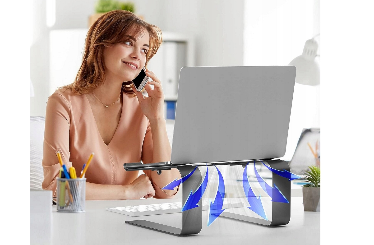 PODSTAWKA Stojak POD LAPTOPA TABLET SKŁADANA REGULOWANA STOJAK ALUMINIOWA Kod producenta 267235