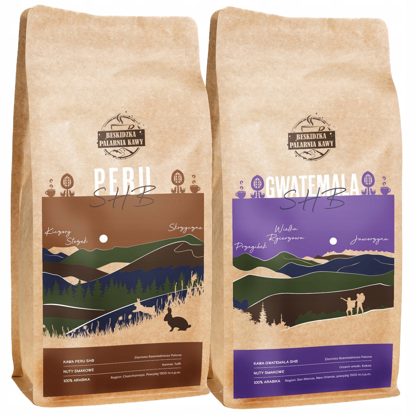 Levně Čerstvě Pražená Káva Peru Shb 1 Kg Guatemala Shb 1 Kg 100% Arabica