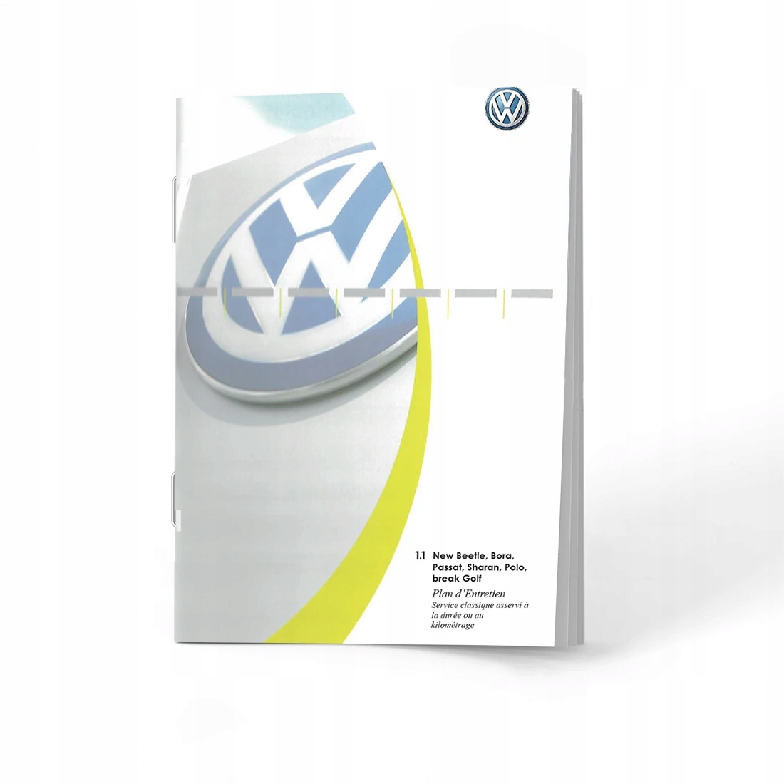 Vw Volkswagen Belgická servisní knížka pro 6 modelů