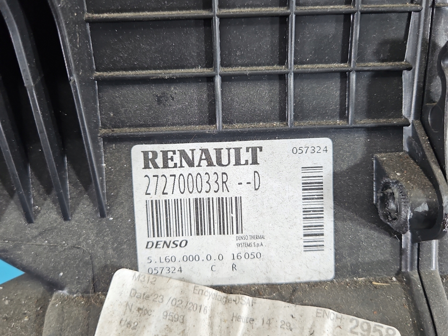 радиатор отопителя renault MASTER III 10-24 272700033R-D европа