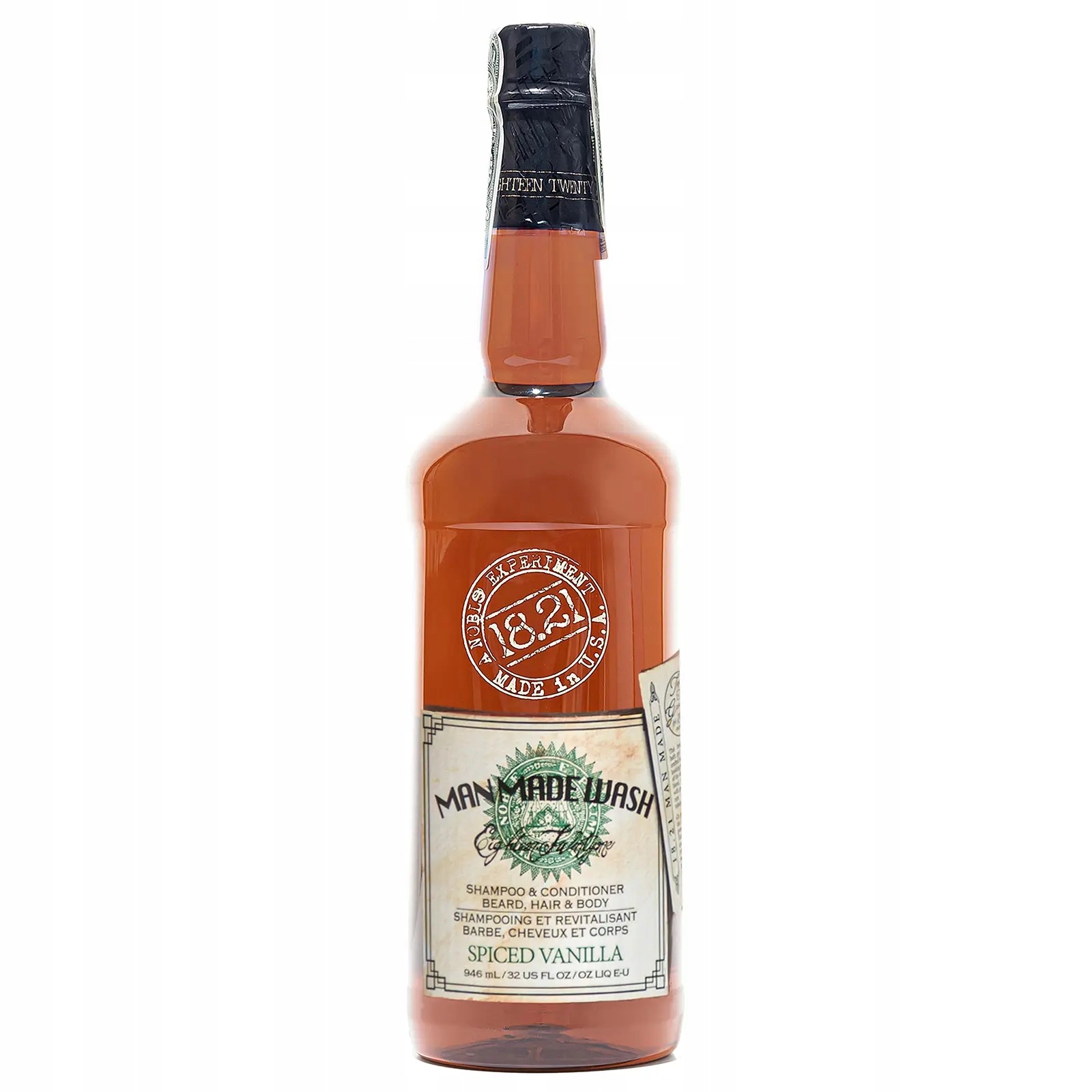 18.21 Man Made Wash Spiced Vanilla sprchový gel 3v1 946 ml
