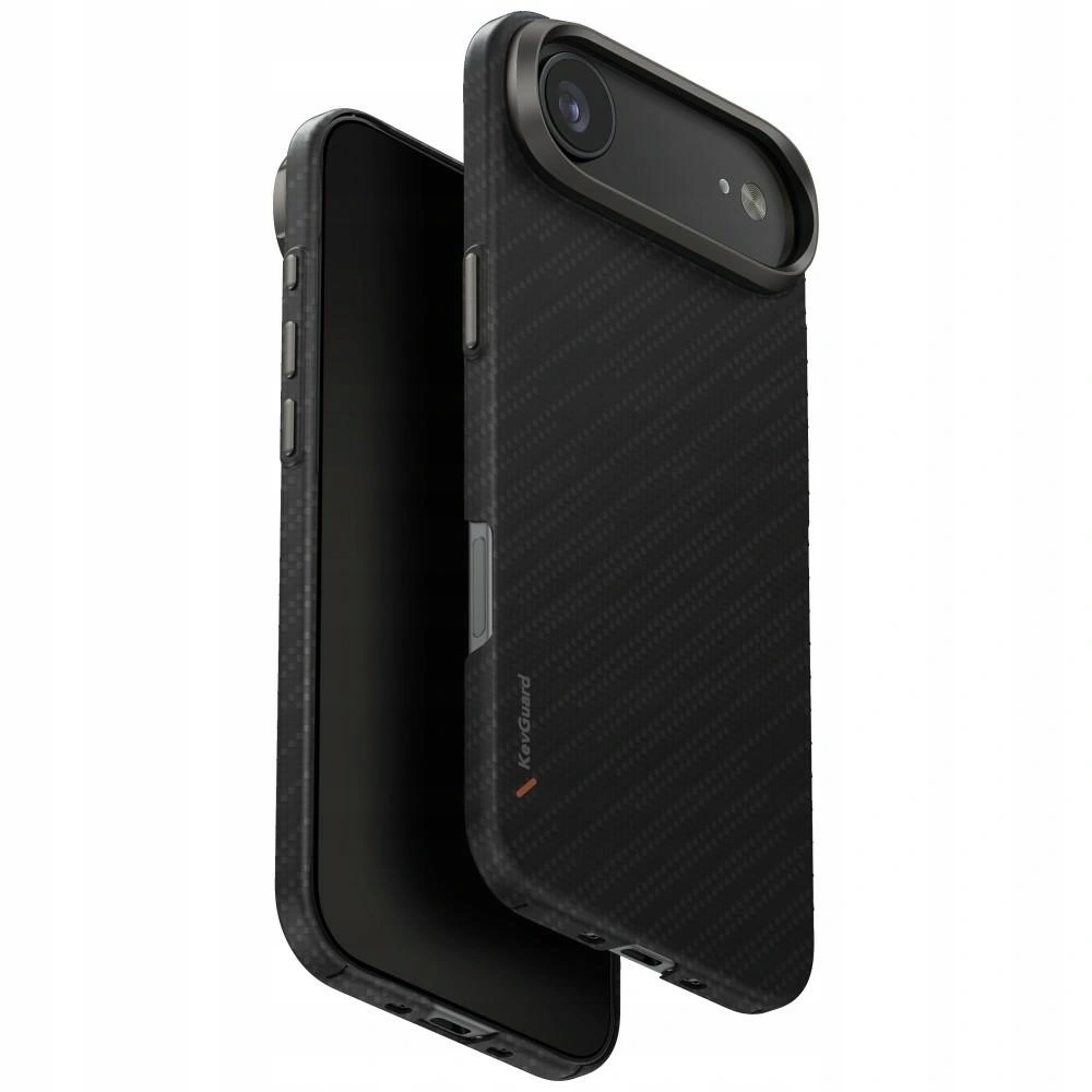 Puzdro Uniq Keva Edge pre Apple iPhone Air Magclick Charging čierne