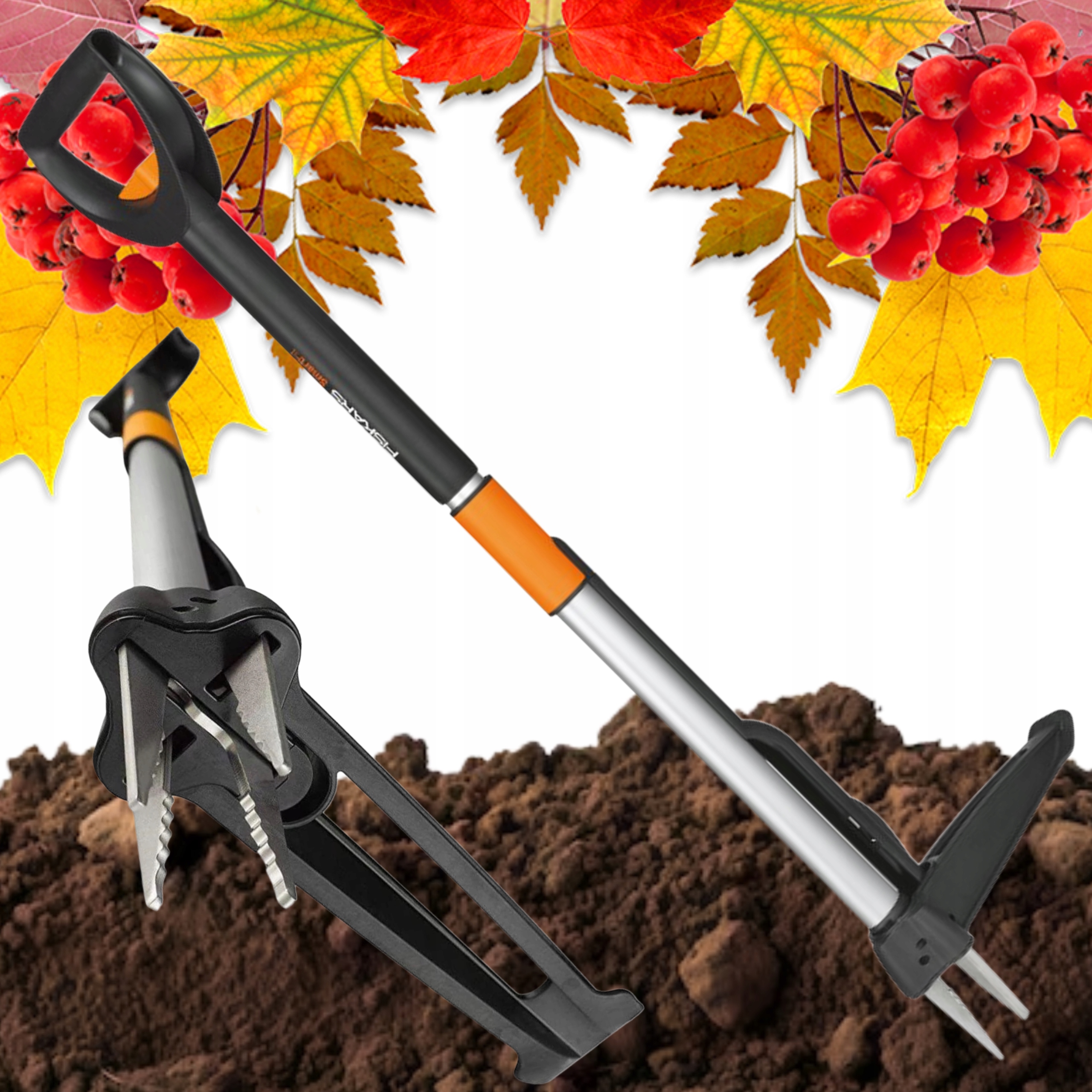 Fiskars Smartfit Teleskopický Vytrhávač Buriny 99 – 119 CM Bez Nakláňania