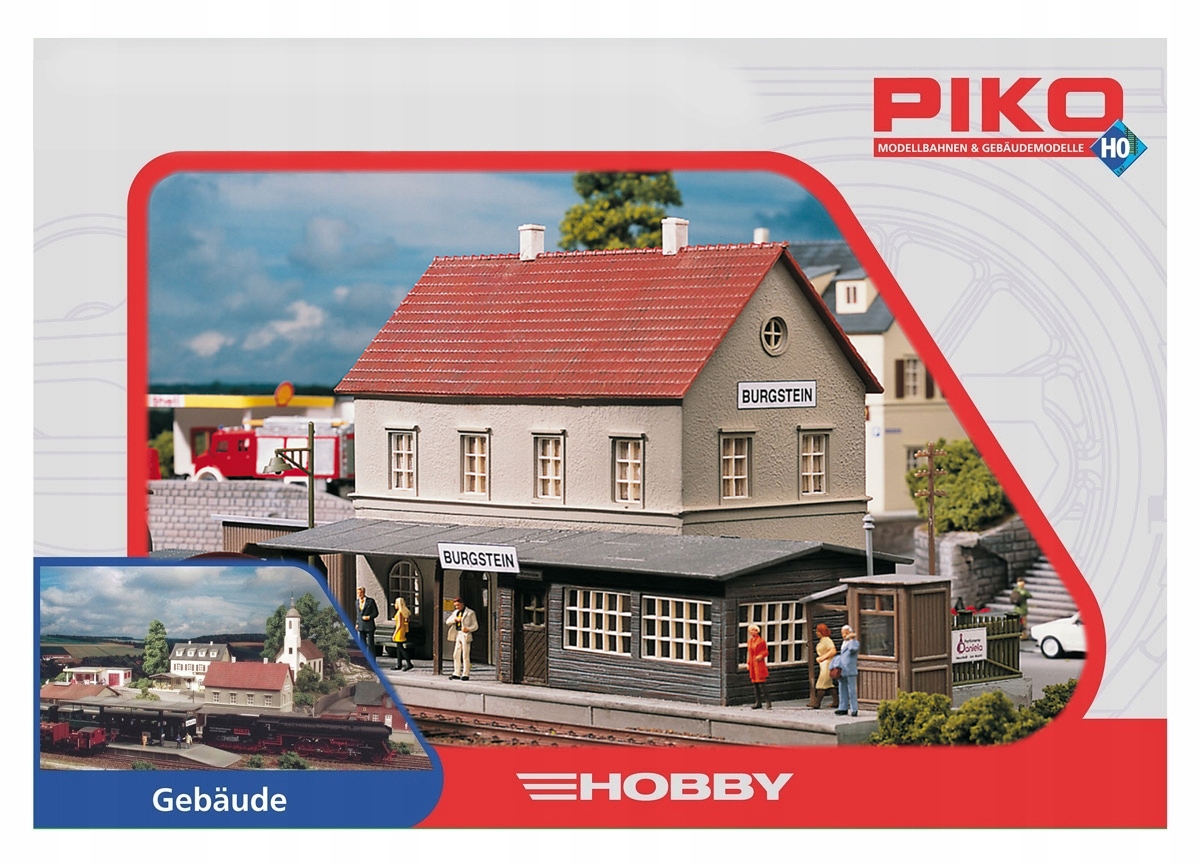 Vlakové nádraží Piko Budova nádraží pro železniční maketu H0 1:87