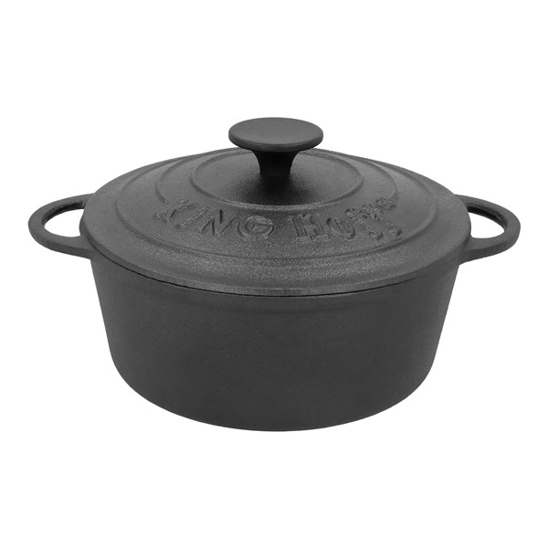 Brytfanna 2,4L ŻELIWNA Głęboka CIĘŻKA GARNEK 2253 Marka Kinghoff