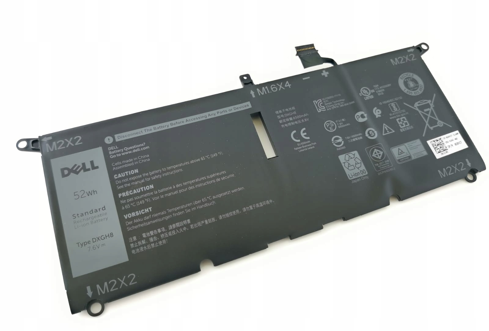 Bateria Dell 52WH 4C DXGH8 H754V G8VCF Inspiron 7490 Nowa