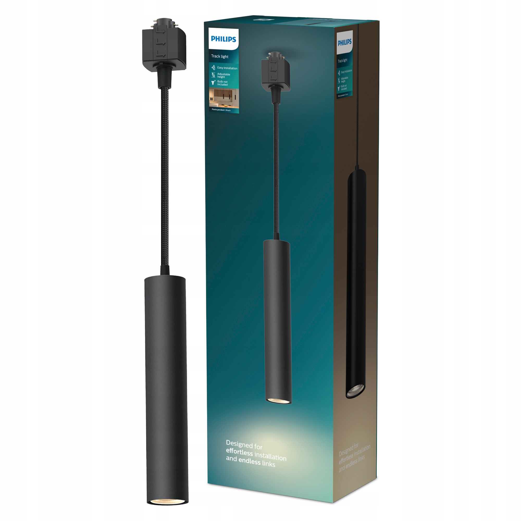 Závěsná lampa na lištu Tuba Led GU10 EasyLink Colby Philips