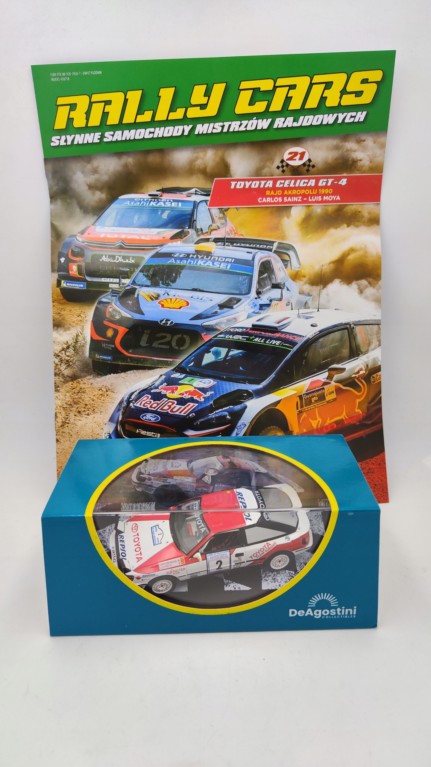 Toyota Celica GT-4 C.Sainz L. Moya Acropol 1990 1:43 č.21 DeAgostni