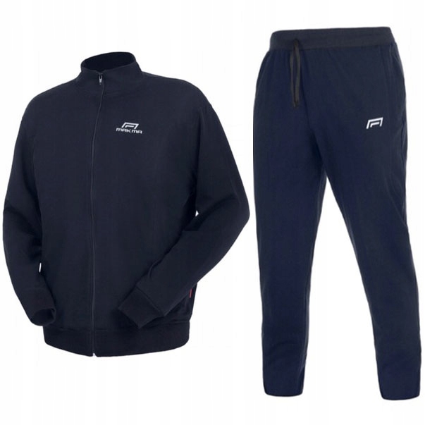 Teplákovka pánský komplet mikina kalhoty bavlna Pl Makma 301 303 tmavě modrá L