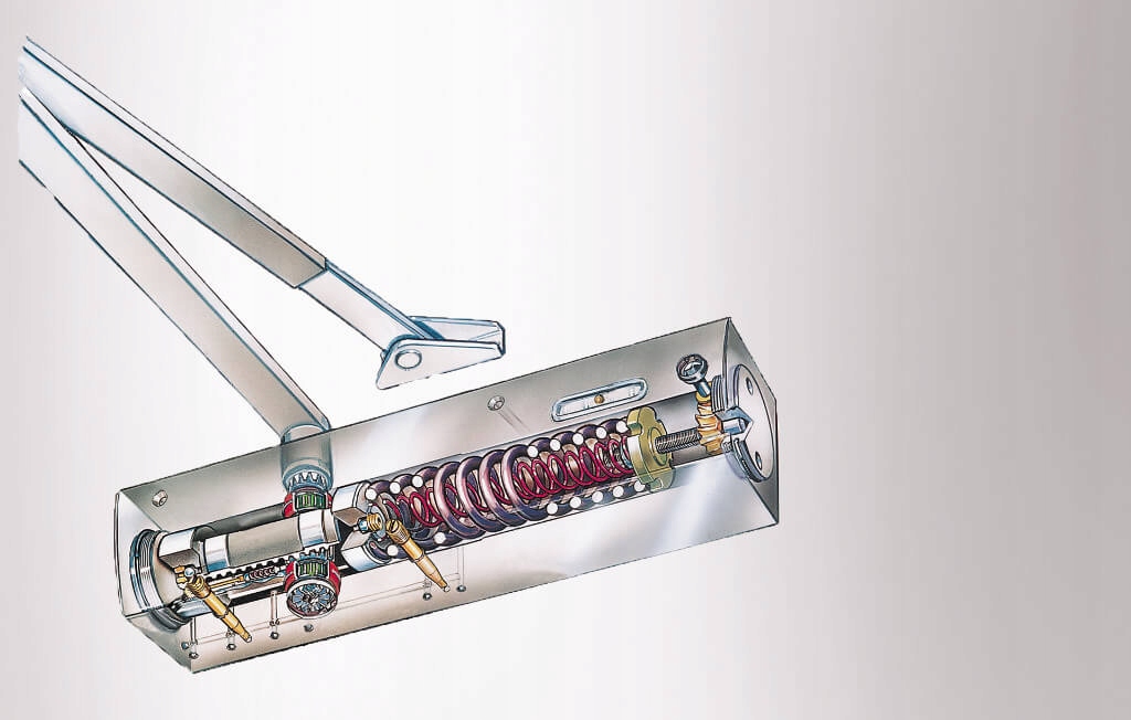 Samozamykacz GEZE TS 4000 z blokadą wł/wył czarny Typ drzwi jednoskrzydłowe