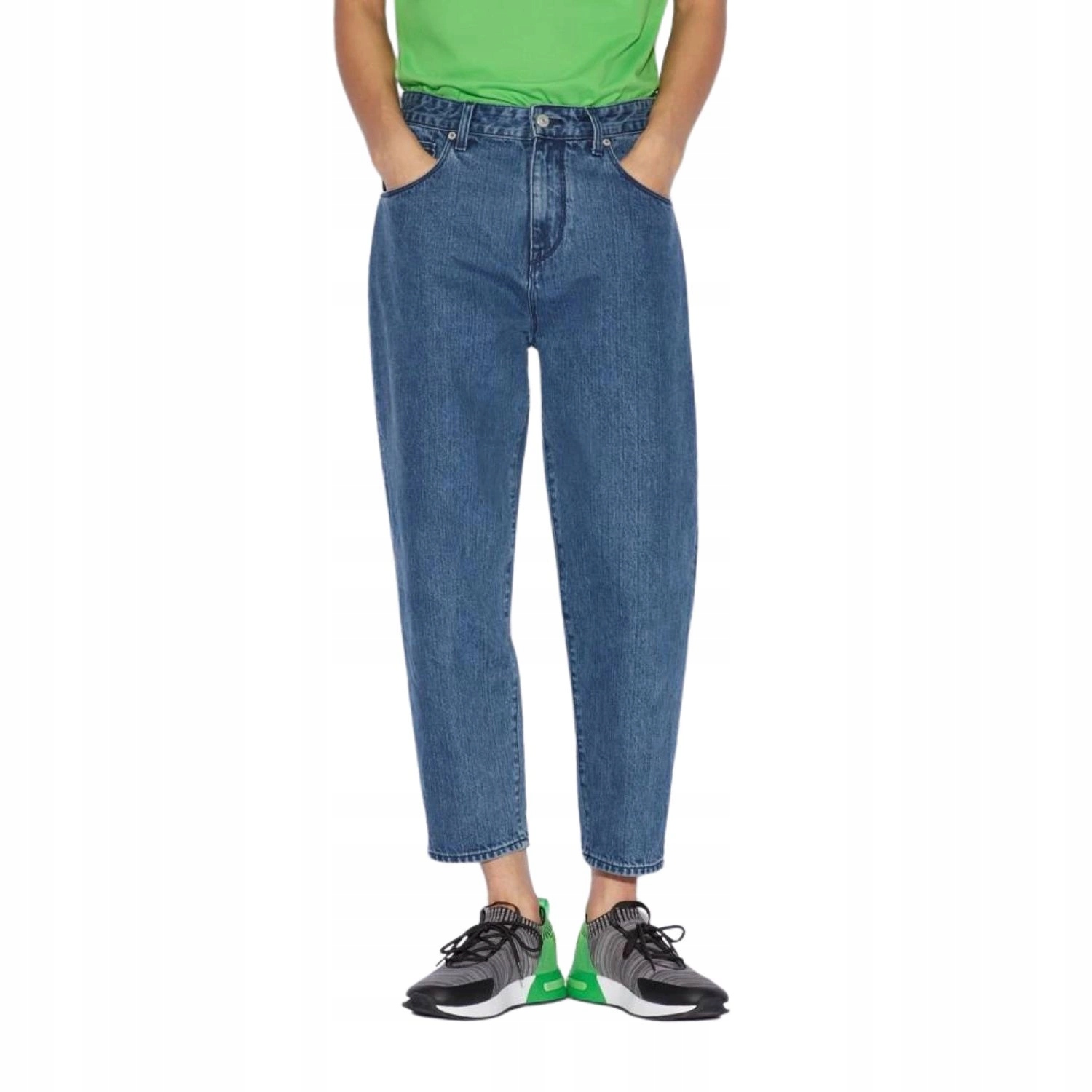 Pánské kalhoty Armani Exchange džínové bavlněné baggy džíny vel. W38