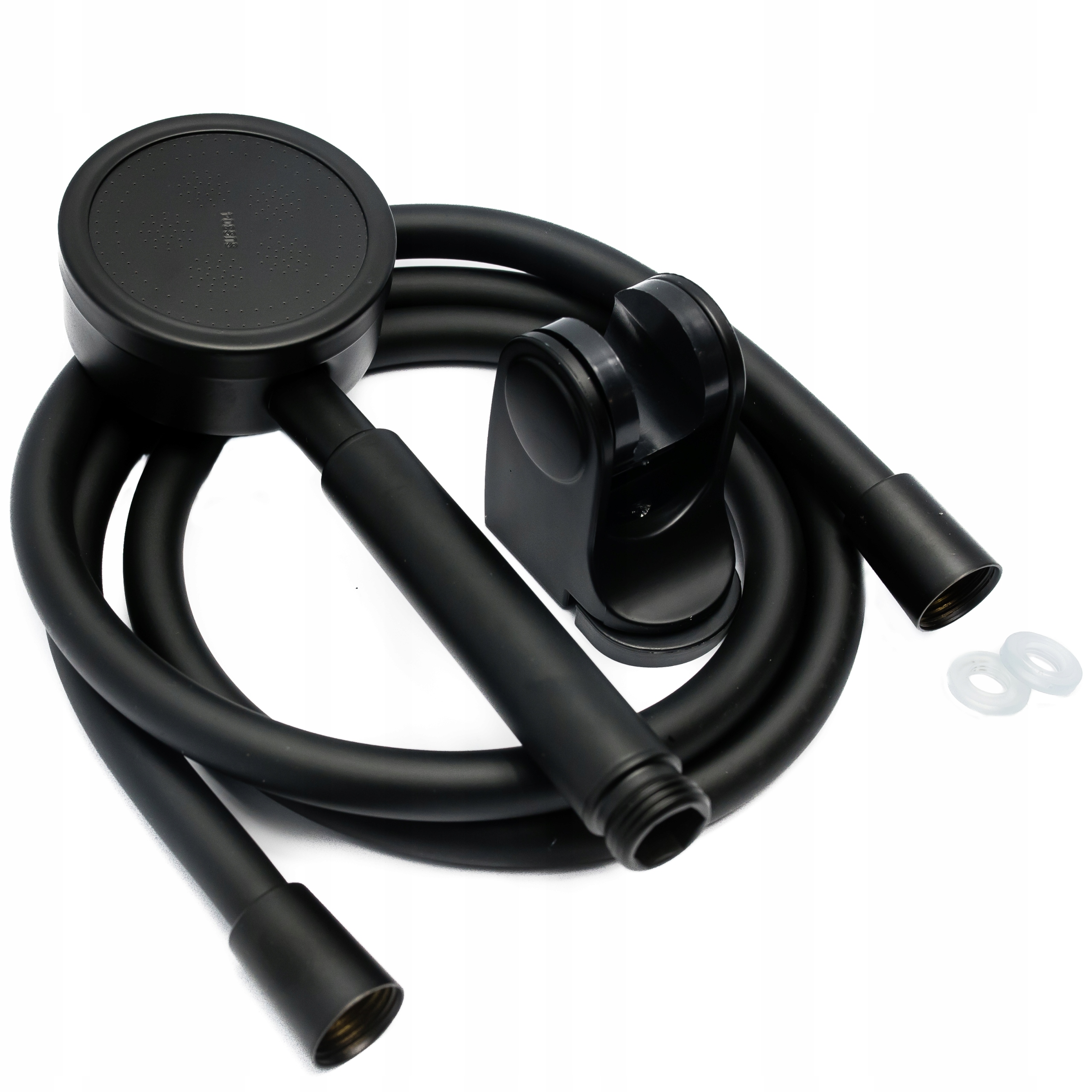 ZESTAW PRYSZNICOWY SŁUCHAWKA STALOWA 1F WĄŻ UCHWYT