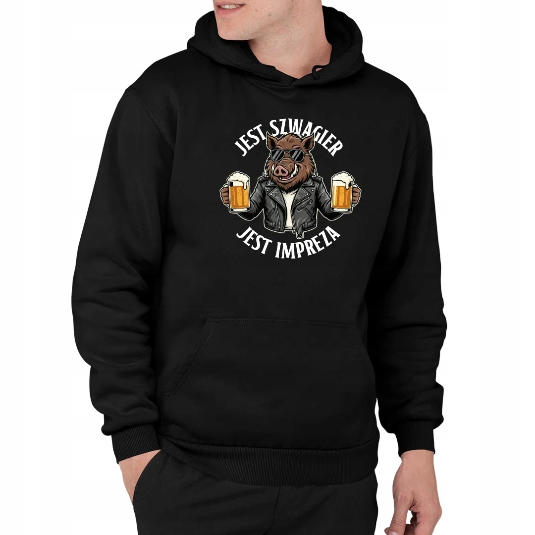 Je to švagr, je tu párty Pánská Mikina Vtipný Dárek Pro Švagra XL