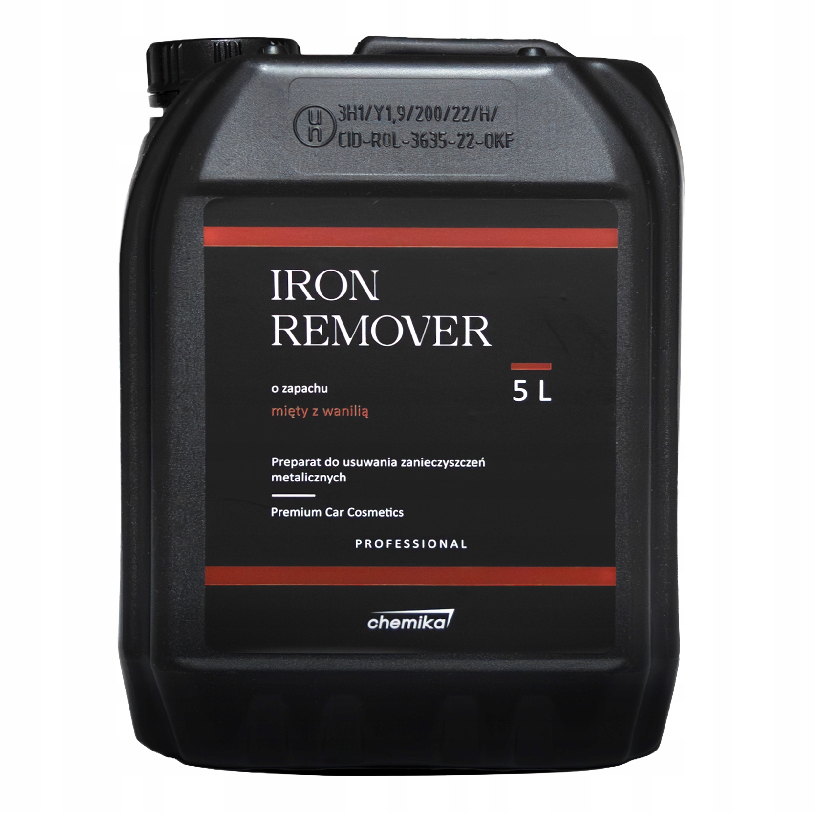 Płyn Do Czyszczenia Felg Chemika Iron Remover 5 L z inhibitorem korozji