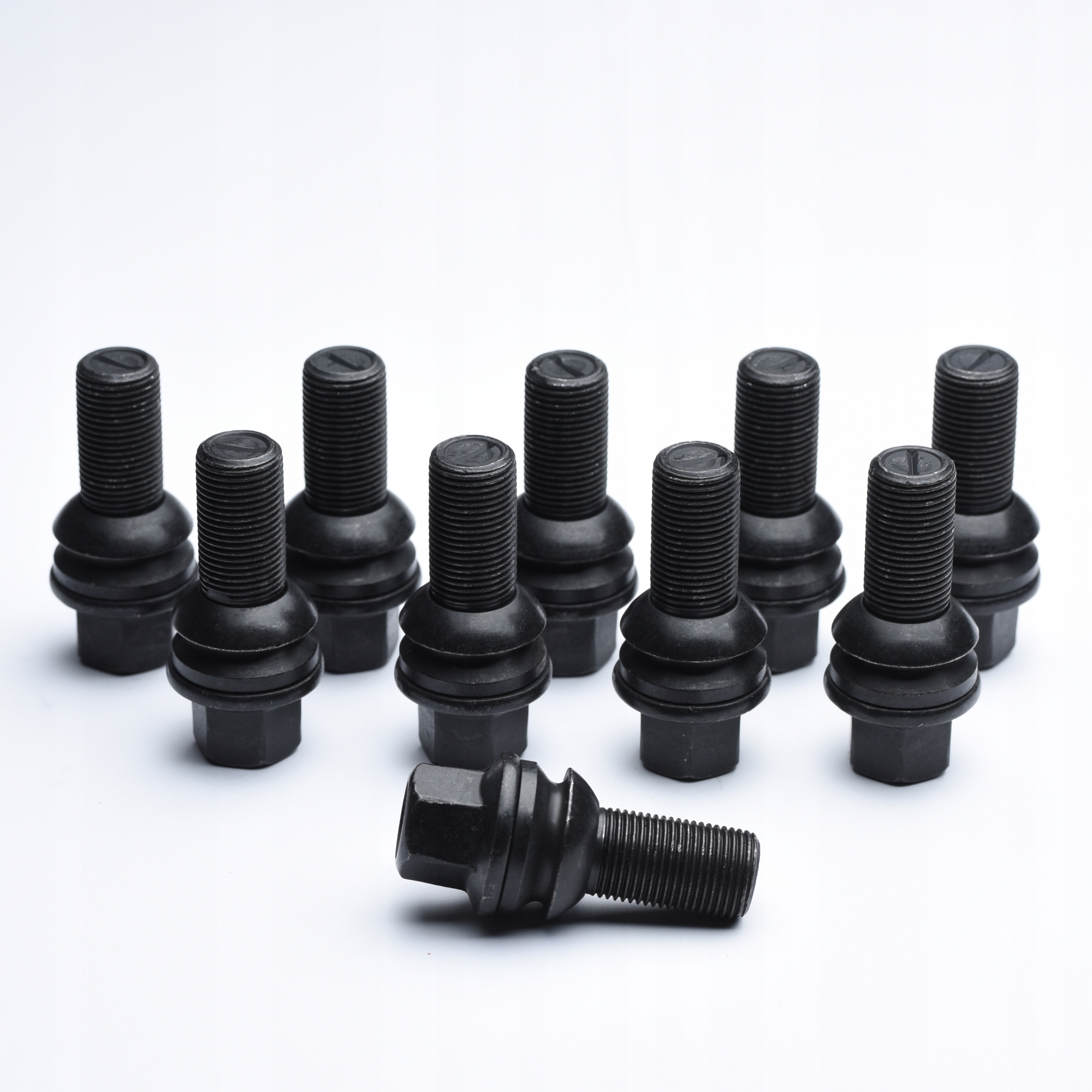 Болти для коліс MERCEDES M15X1. 25 27 мм чорний комплект. 10