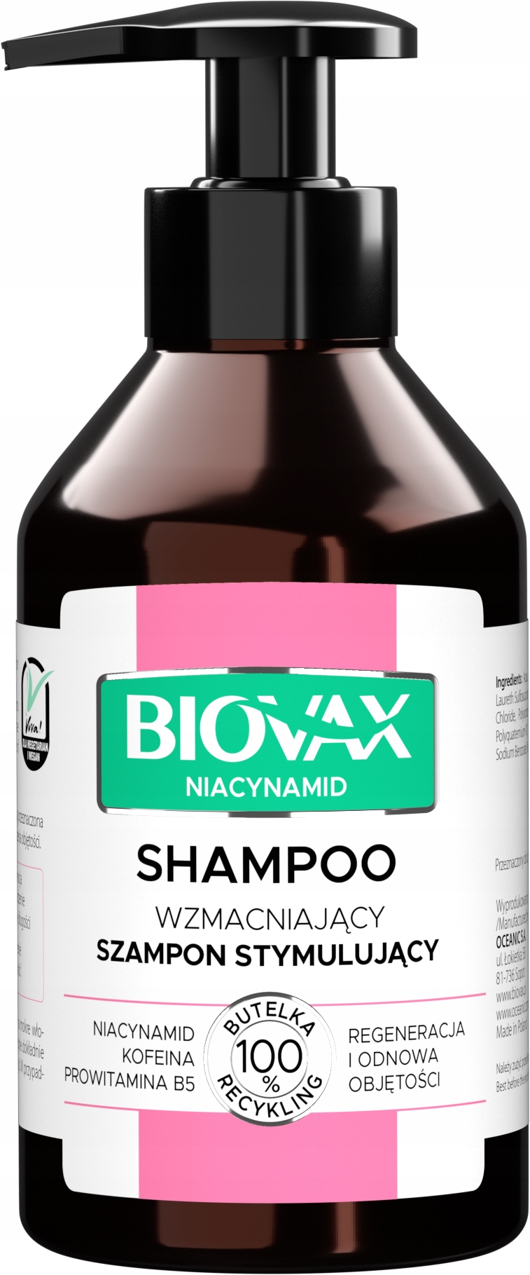 

Biovax Niacynamid wzmacniający szampon stymulujący