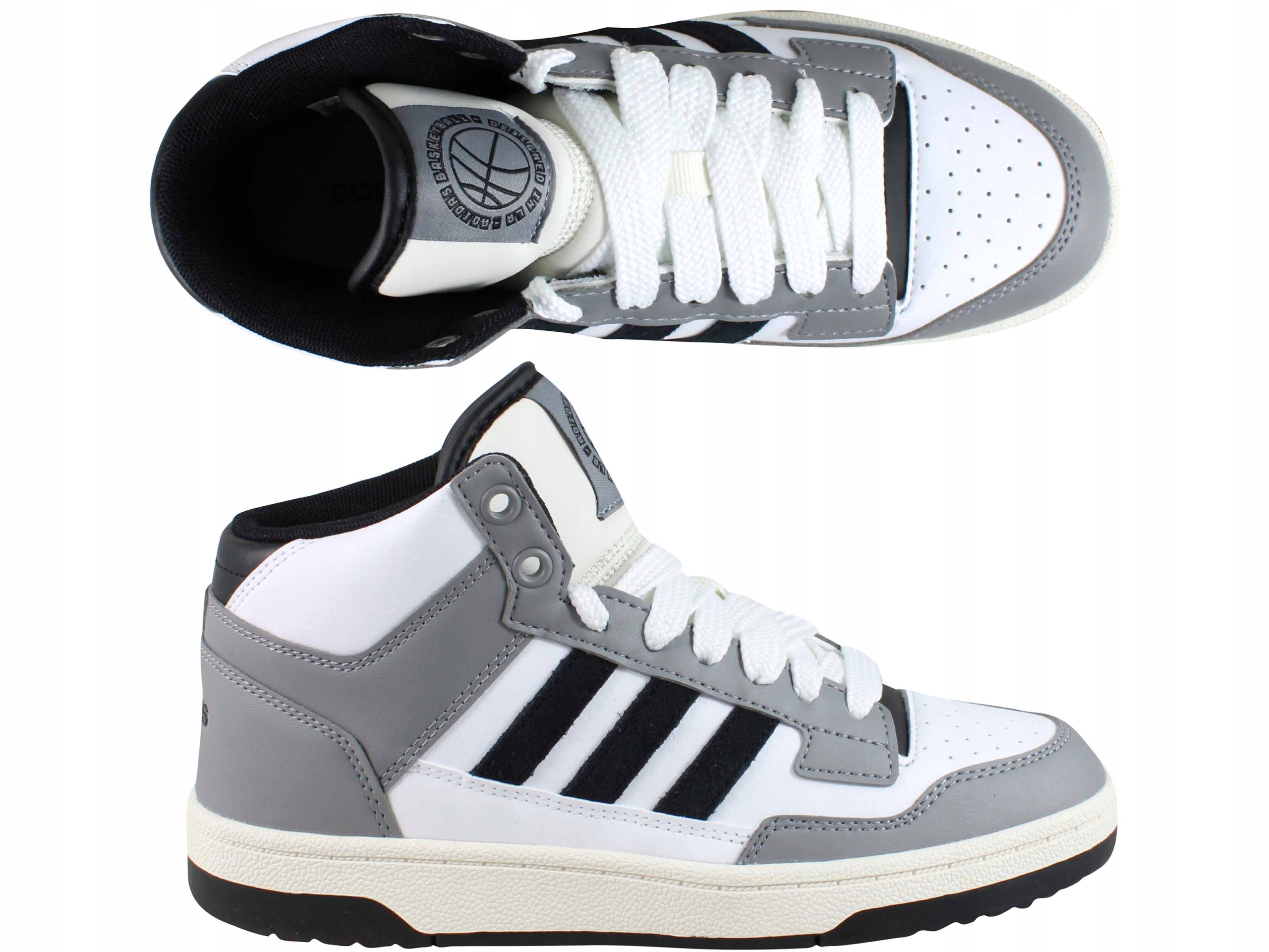 Buty Chłopięce Adidas Rapid Court MID J JR0191 r. 38 2/3