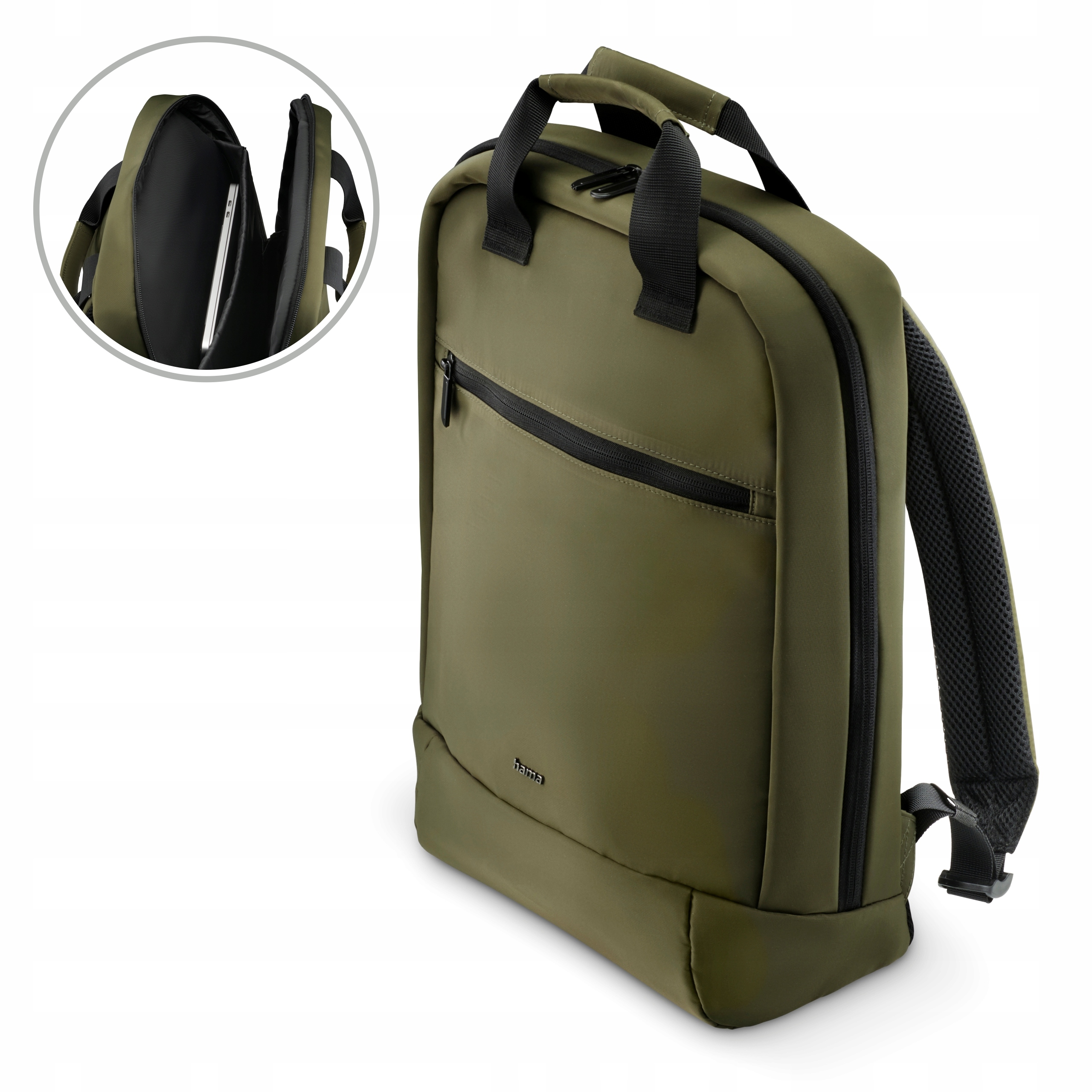 Lekki plecak na laptopa Hama Ultra Lightweight 16.2 "do 16 cali hydrofobowy