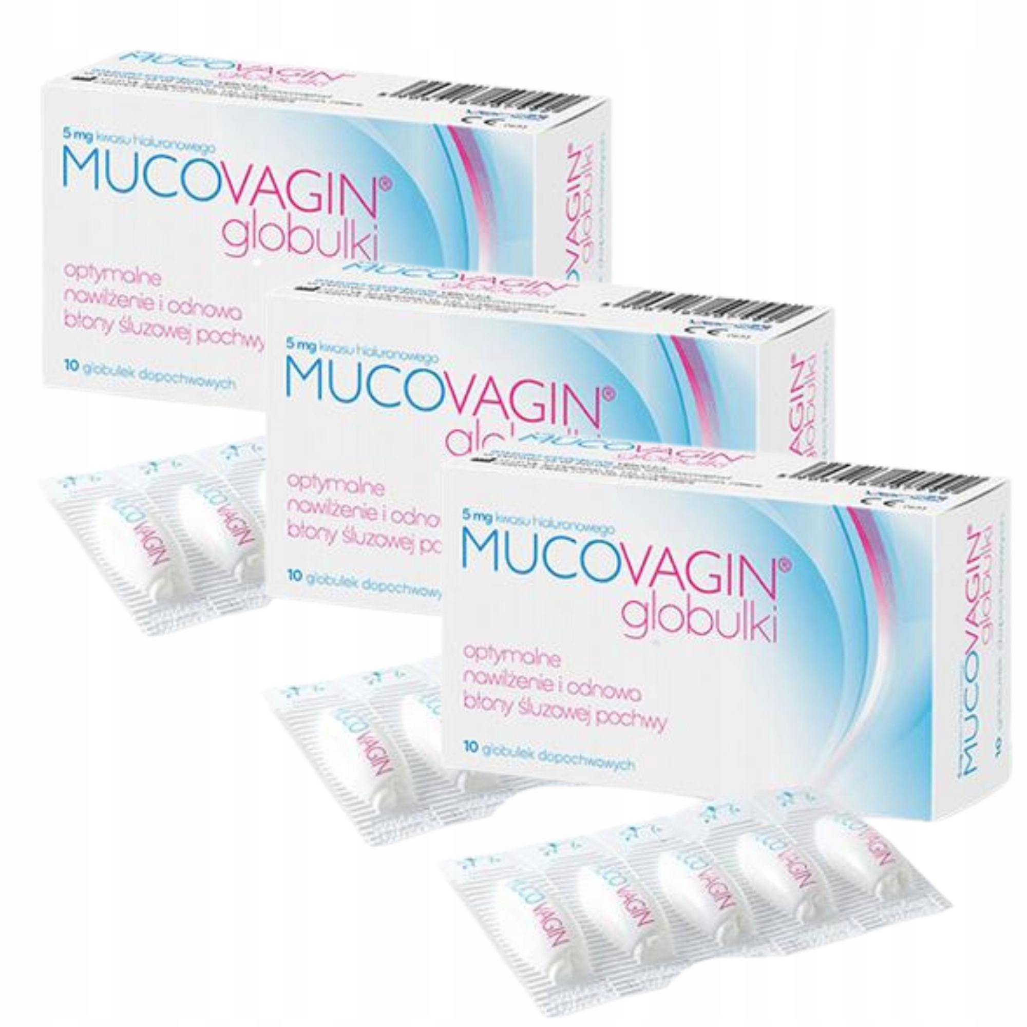 Mucovagin Globulki dopochwowe 10 szt.