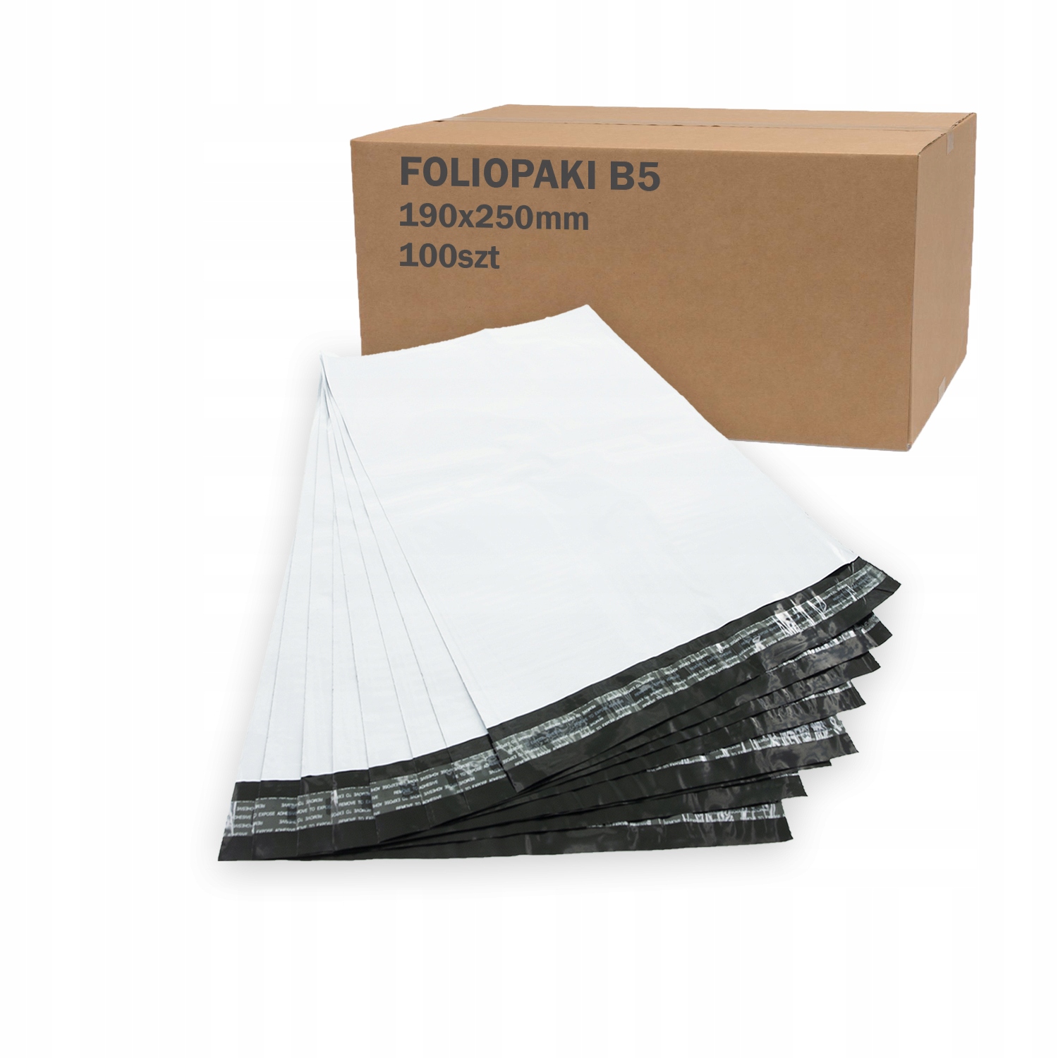 

Foliopaki K01 Koperty foliowe B5 190x250 mm 100szt