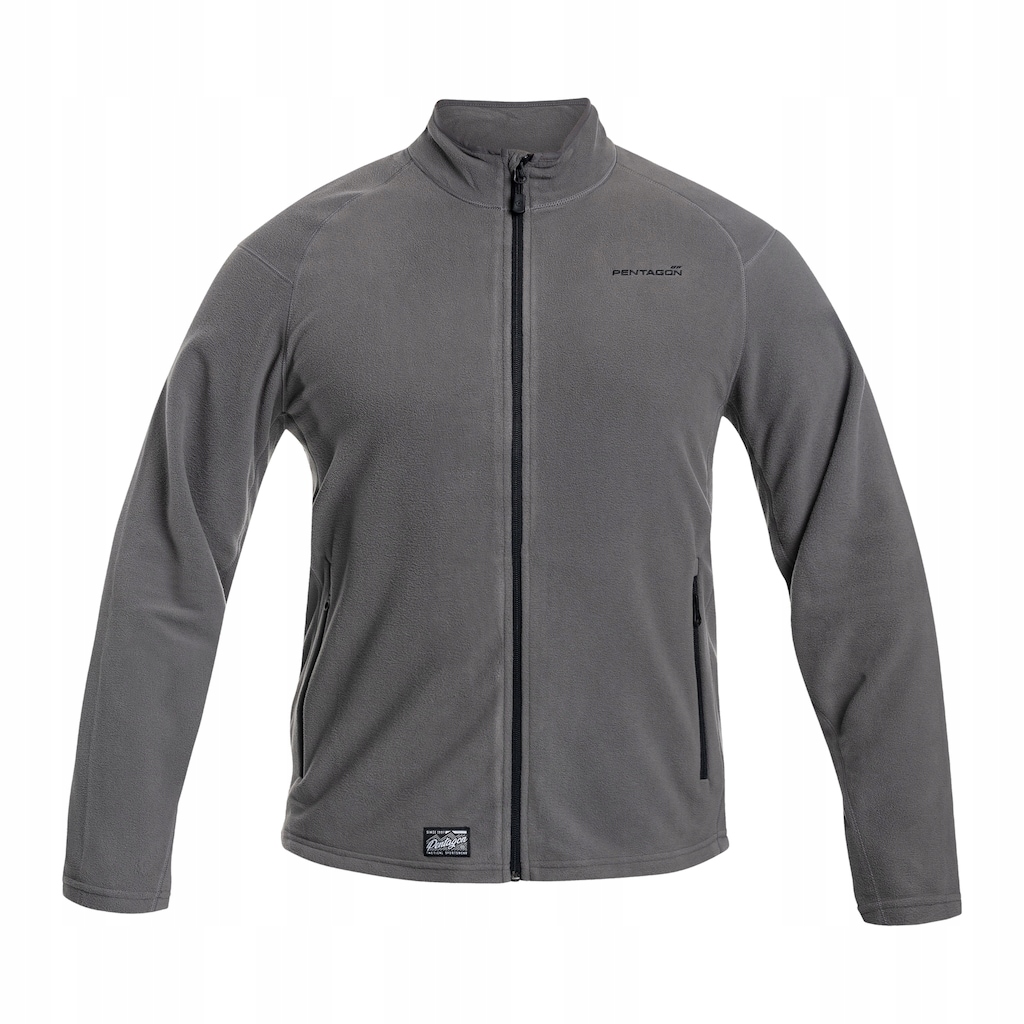Polar Mikina fleecová rozepínací pánská Pentagon Arkos Wolf Grey/Black M