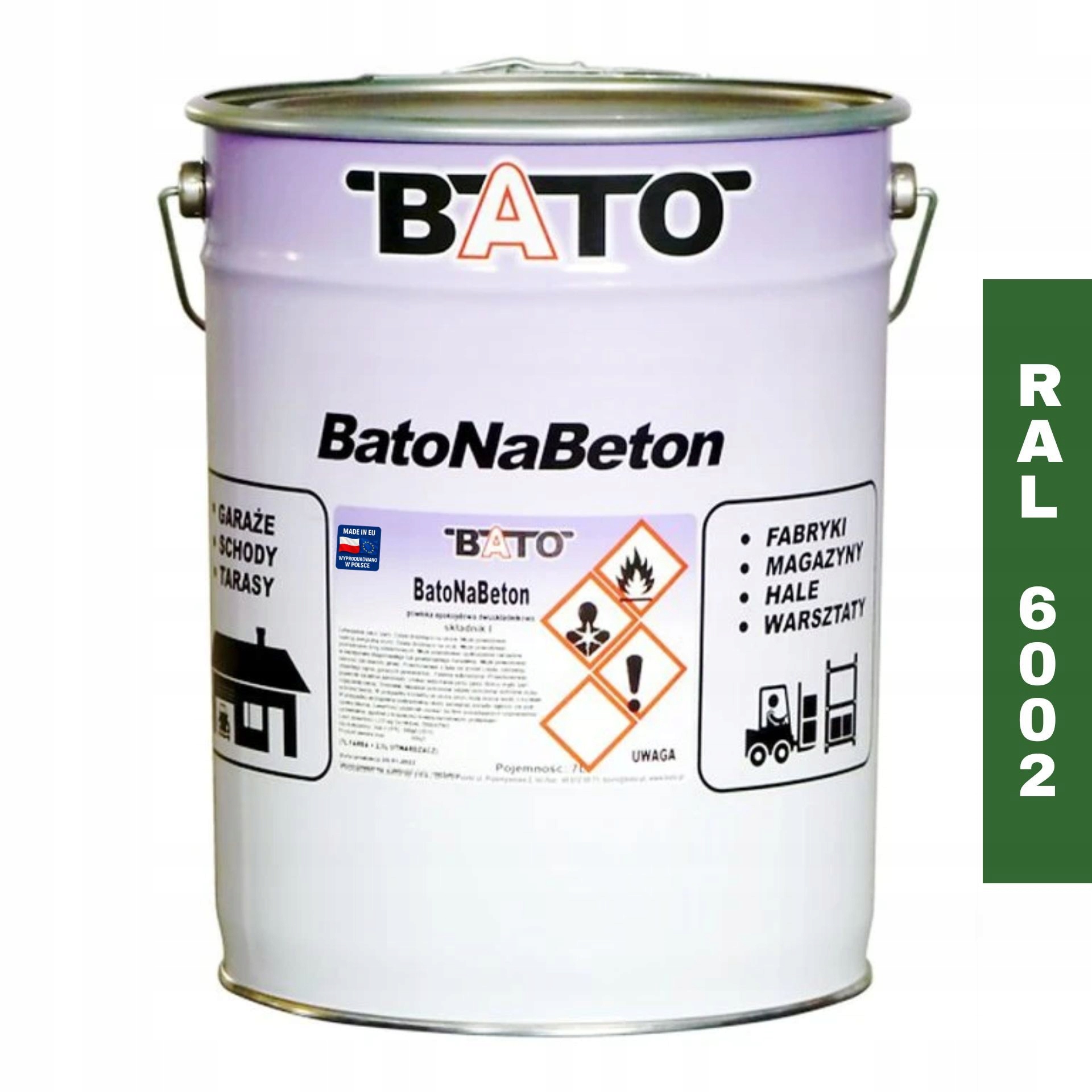 Epoxidová pryskyřice na beton podlaha BatoNaBeton 9,5L Zelená Ral 6002