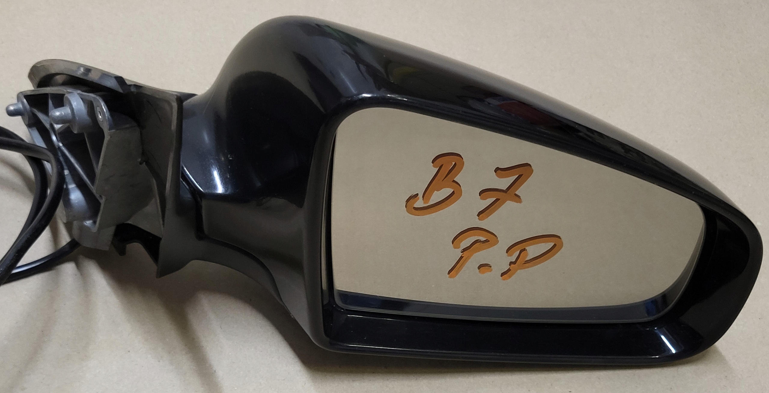 mirror exterior complete right 5pin black, LZ9Y AUDI A4 B7 8E OE EUROP