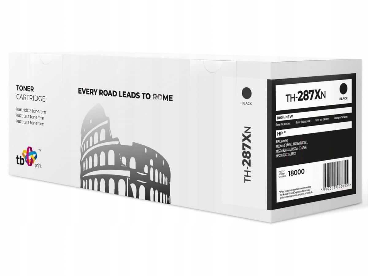 Toner Tb kompatibilný s Hp CF287X, Black, 18000, new TH-287XN