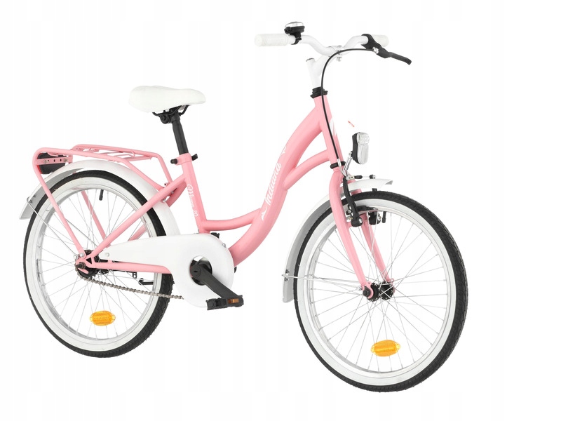 Rower dziecięcy Indiana Moena 20 cali dla dziewczynki Różowy