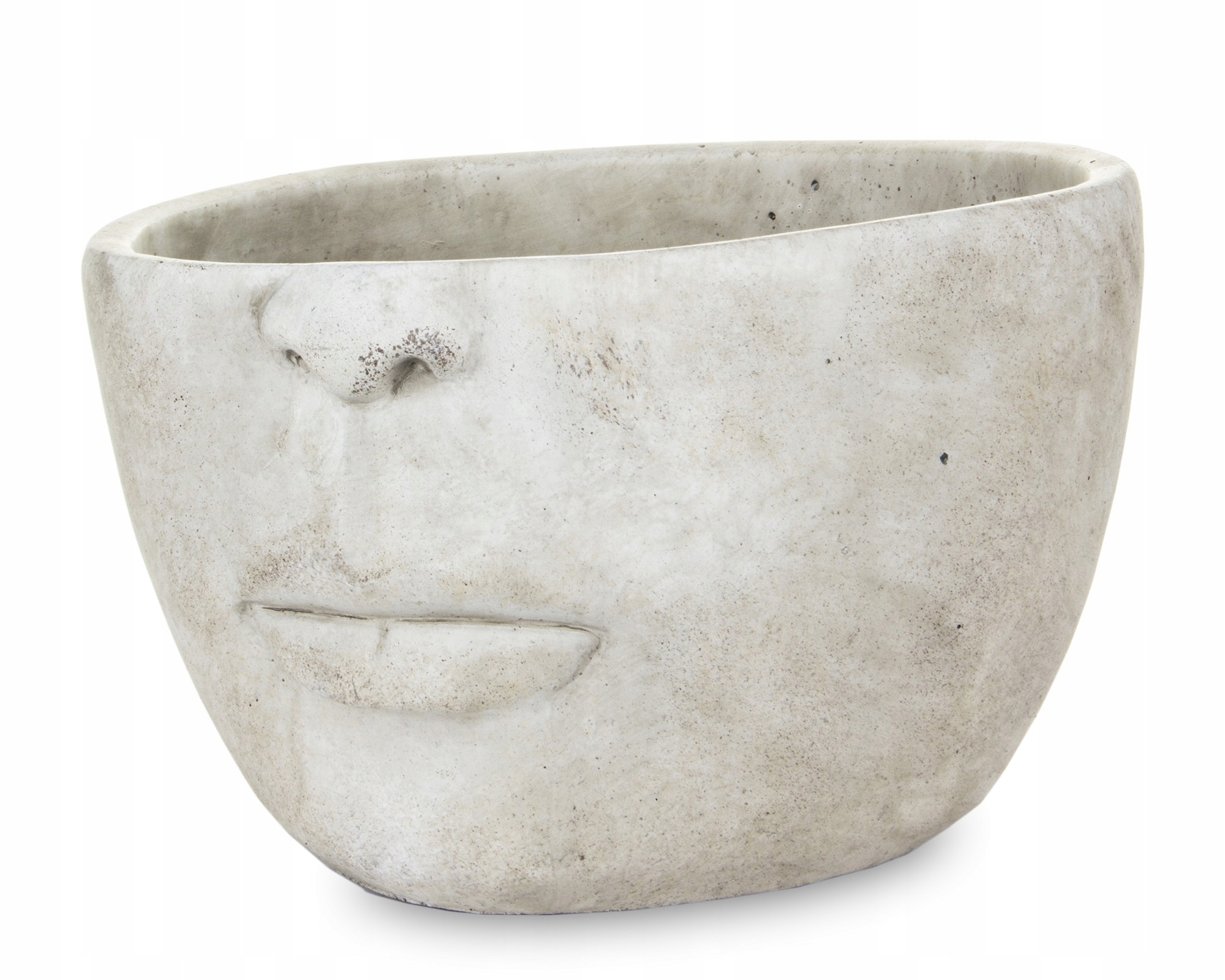 DONICZKA TWARZ GŁOWA OSŁONKA BETONOWA NA KWIATY