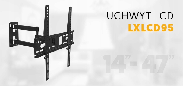 WIESZAK UCHWYT TELEWIZORA TV LCD 14-47'' OBROTOWY Model LXLCD95