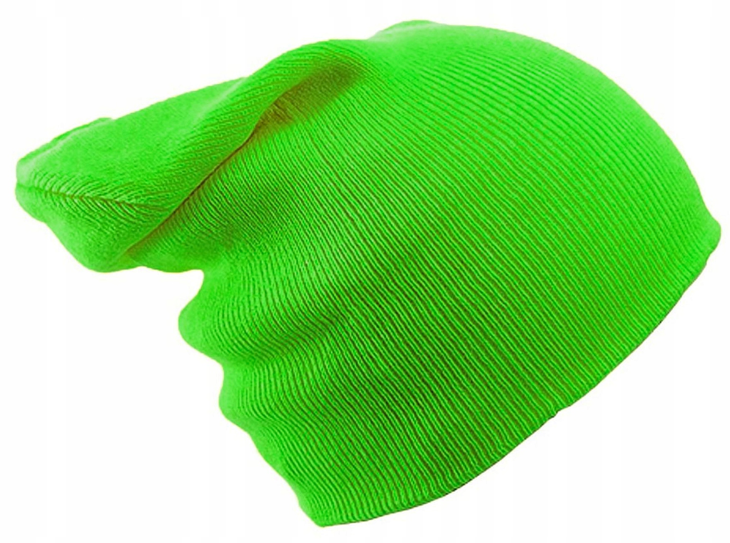 

Czapka Zimowa Krasnal Beanie Ciepła Gruba Neonowy