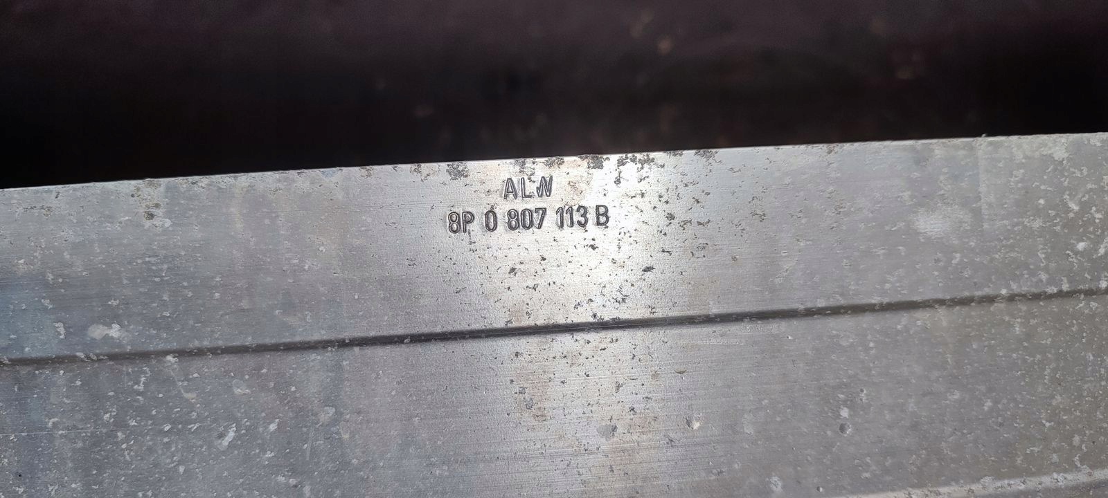 support panel for radiators pillar iron Audi A3 8P LIFT 2,0 TFSI