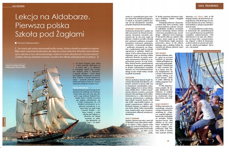 Magazyn "ŻEGLARSTWO" 1/2024 (07) Model 1/2024 (07)