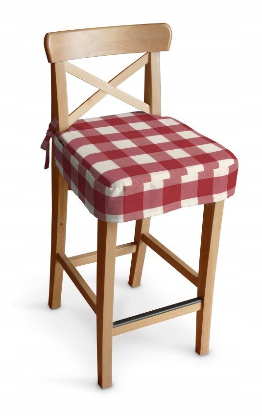 Dekoria Sedák na barovou židli Ingolf Ikea červený
