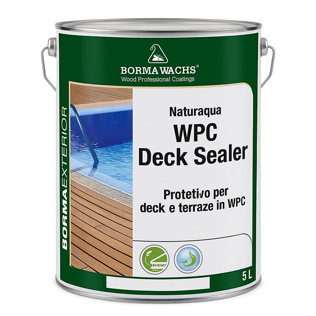 Olej Do Desek Kompozytowych Tarasów Bezbarwny Wpc 5 L Filtr Uv