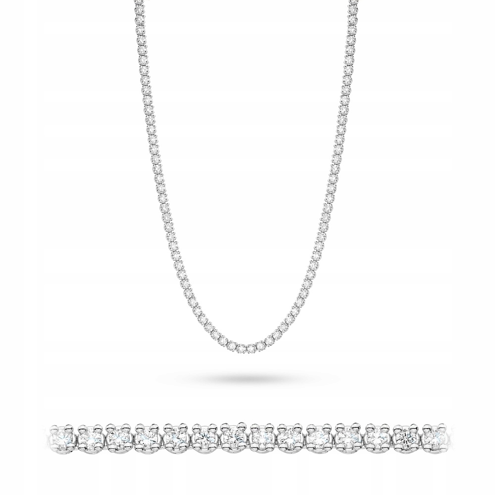 

Naszyjnik 585 z Brylantami Białe Złoto 6,90ct