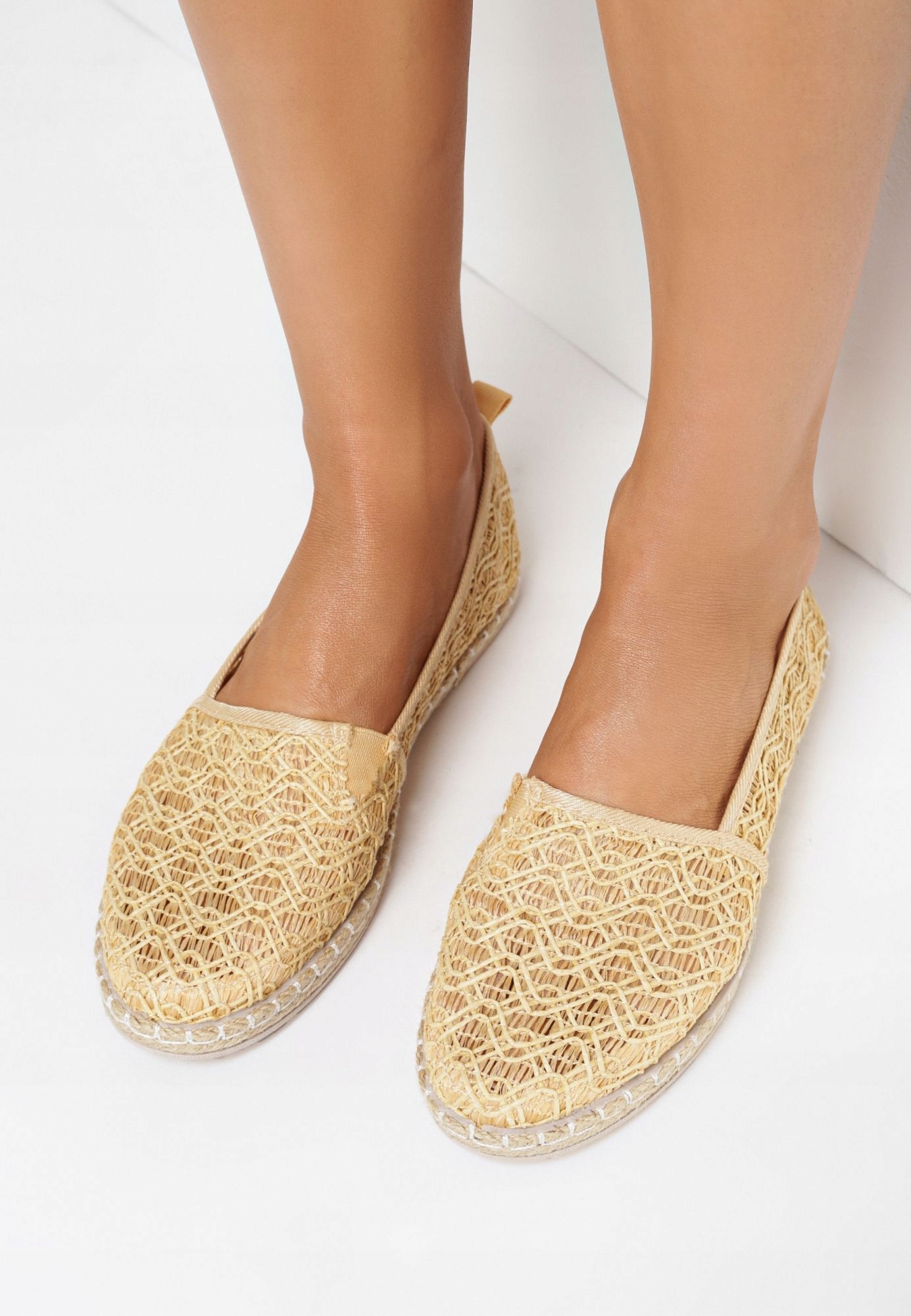 

Beżowe Espadryle 38