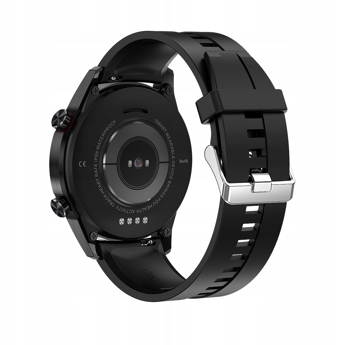 

Pasek Gumowy Do Zegarka Smartwatch Czarny