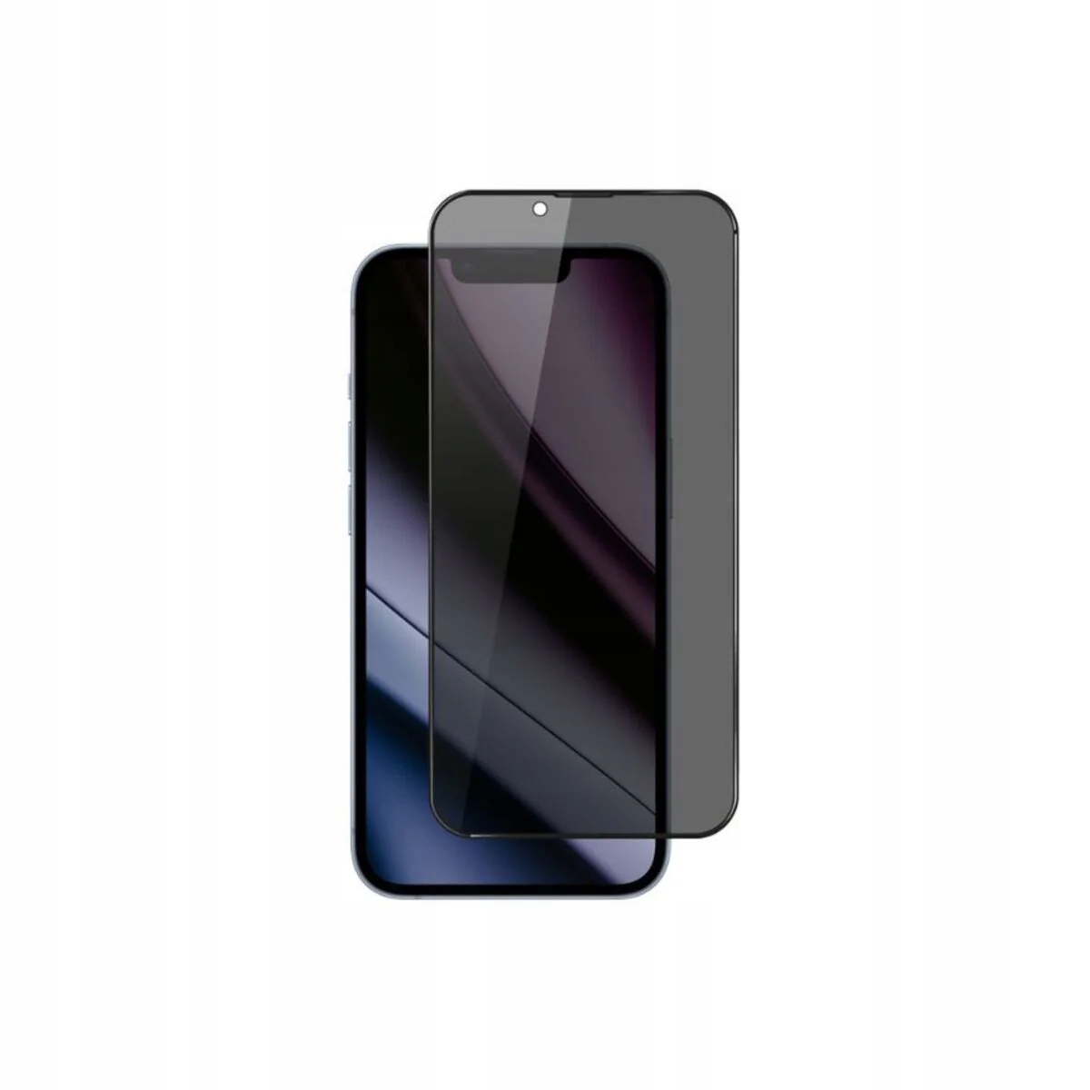 Dvakrát tvrzené sklo pro iPhone 13/13 Pro/14/16e Epico Privacy Glass 3D