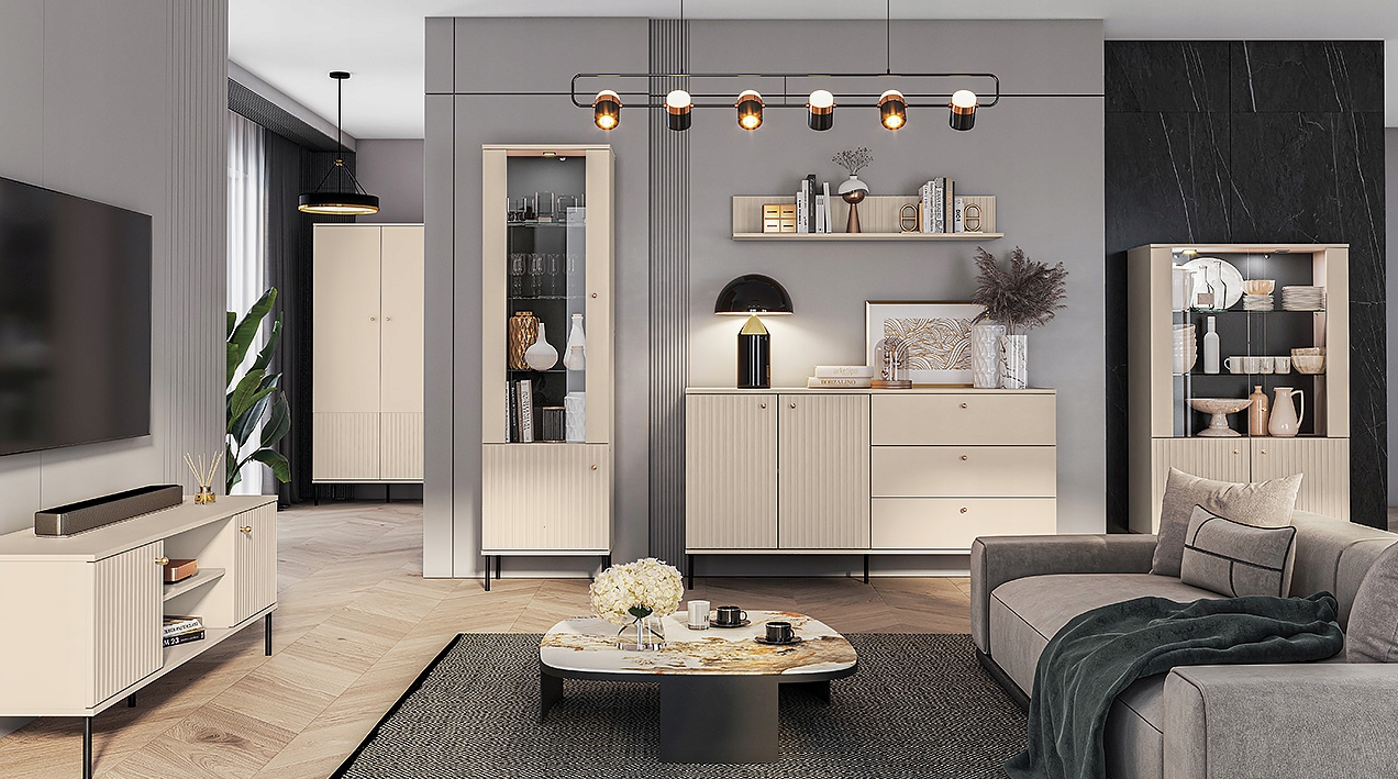 Wieszak Do Przedpokoju 34 cm Kaszmir ZOFIA ML Kolor mebla kaszmir