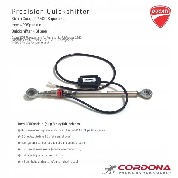 Quickshifter czujnik Ducati DQS Cordona 420 Producent Cordona