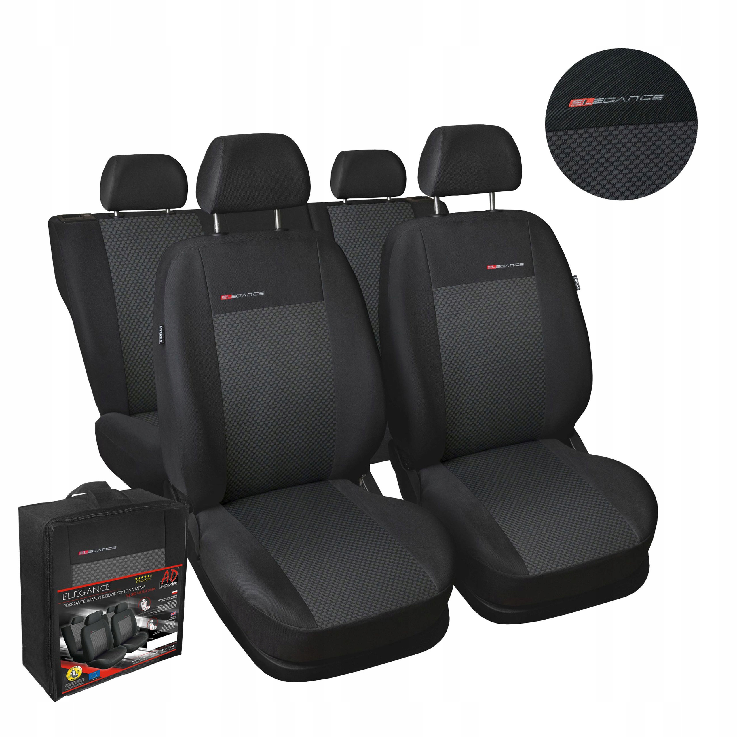 Autopoťahy určené pre Audi A4 B8 2008-2015, vzor P3