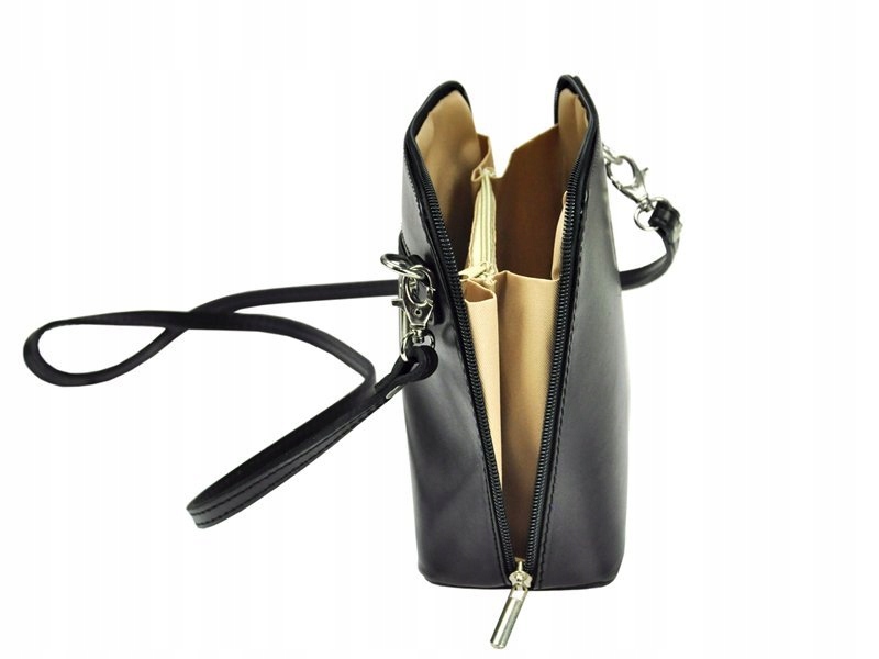 Skórzana mała damska listonoszka Barberinis Styl miejski