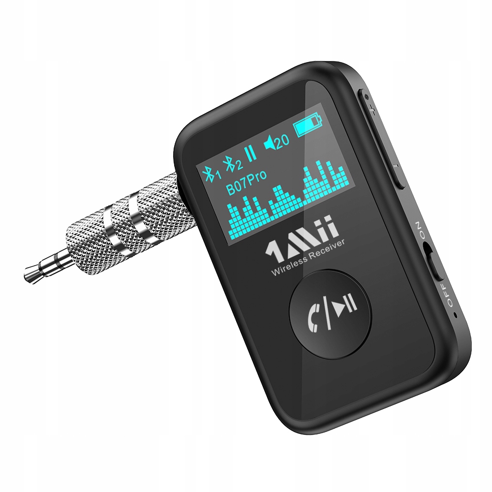 Prenosný prijímač Bluetooth 5.0 1Mii B07Pro