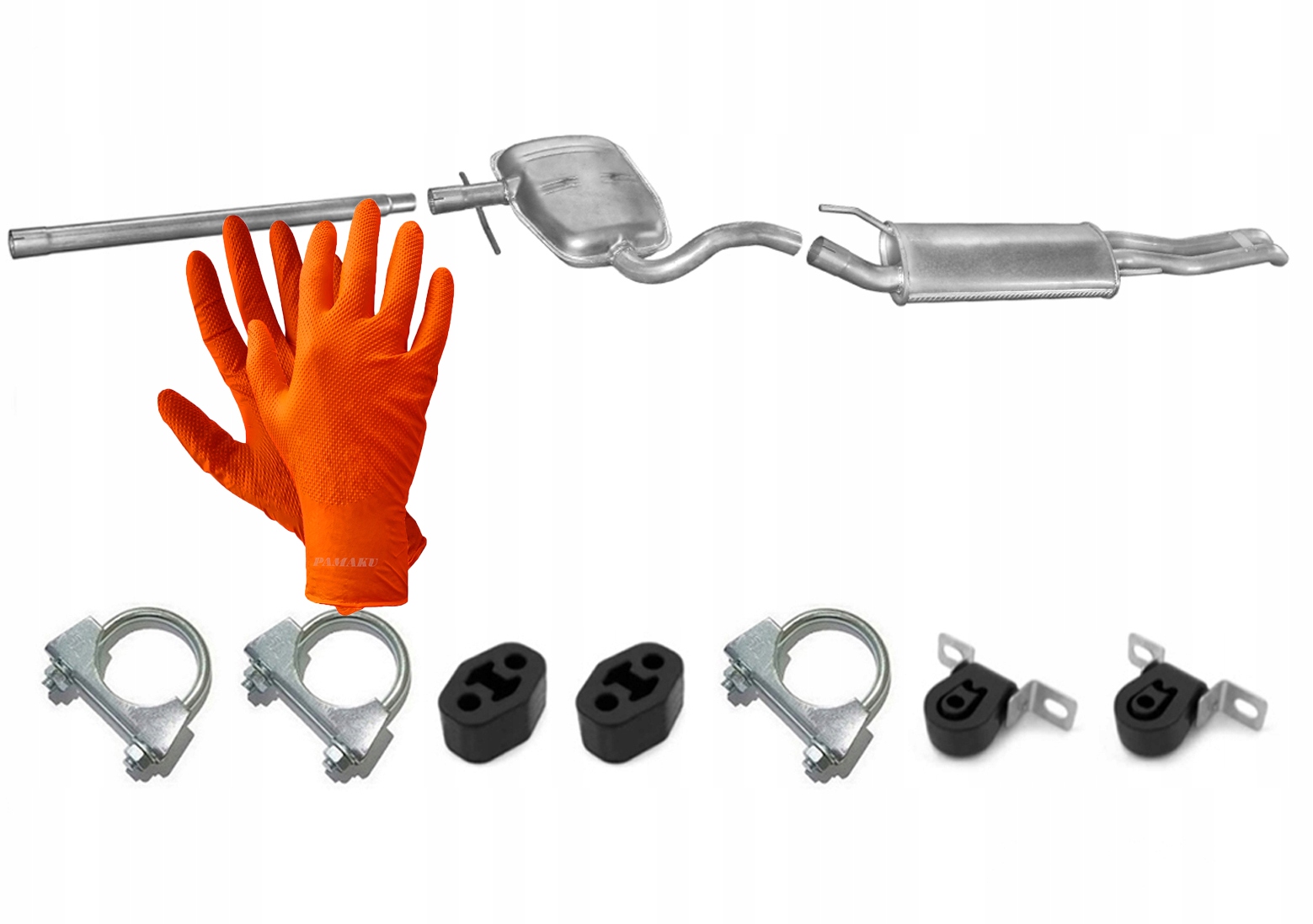 Vw Golf III 1.9 TDi 66kW 90KM 1994-1996 Kombi Výfukový Systém Tlumiče Trubka