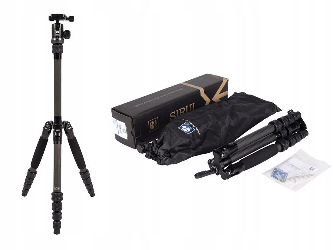 Lekki Statyw Sirui Traveler 5c Karbon udźwig 6kg